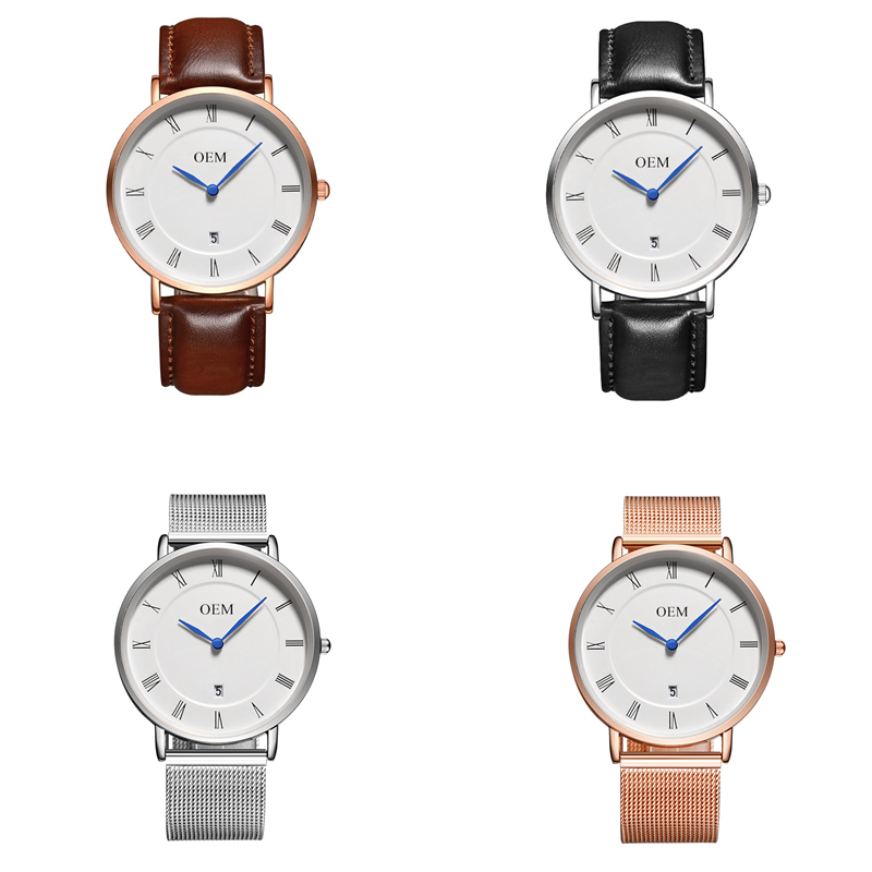 B-8210A Simple Men Watches Wit - Men'S Fashion Round Glasses ulasan dan harga
