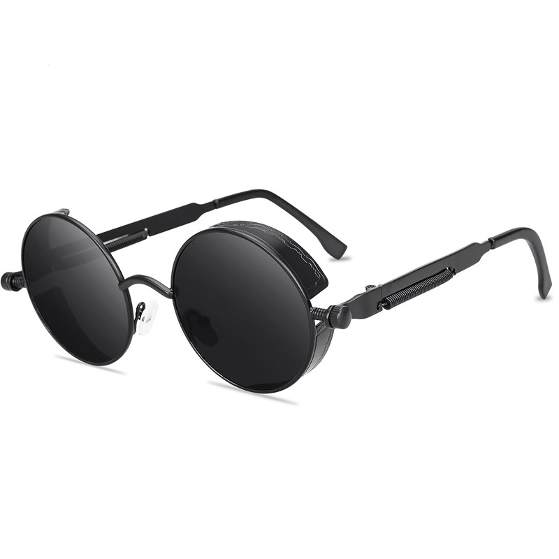 Classic High Quality Steampunk - Men'S Fashion Round Glasses ulasan dan harga