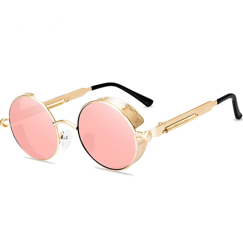 Classic High Quality Steampunk - Men'S Fashion Round Glasses ulasan dan harga