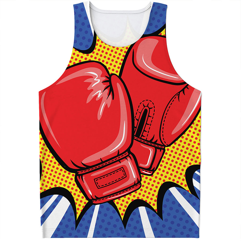 Boxing Gloves 3D Printed Tank  - Men'S Fashion Gloves ulasan dan harga