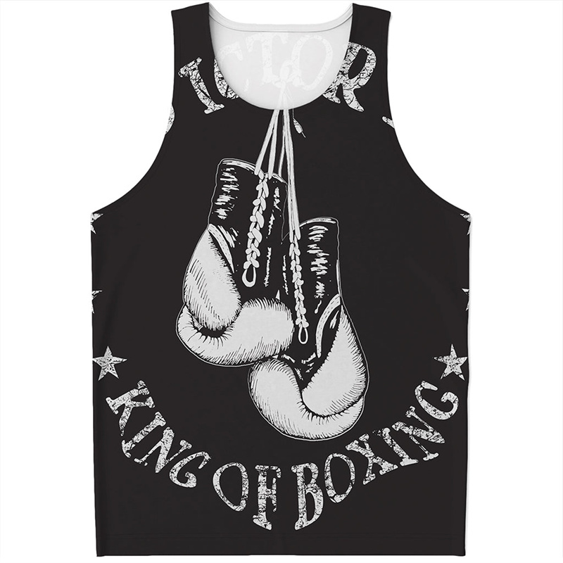 Boxing Gloves 3D Printed Tank  - Men'S Fashion Gloves ulasan dan harga
