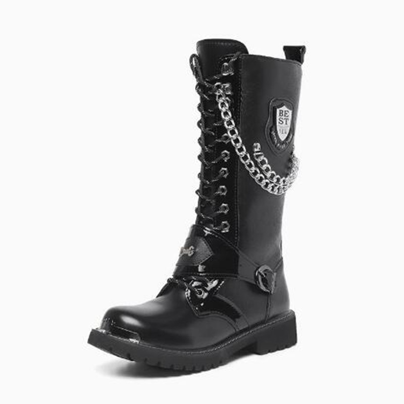 Men Fashion Motorcycle Boots M - Belt Mens Fashion ulasan dan harga