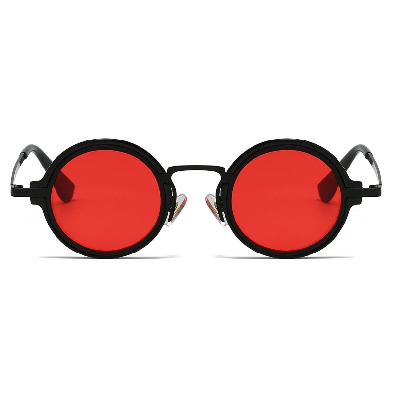 New Retro Metal Round Frame Su - Men'S Fashion Round Glasses ulasan dan harga
