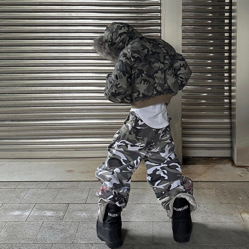 Mens Jacket Washed Camouflage  - Mens Fashion Bomber Jacket ulasan dan harga