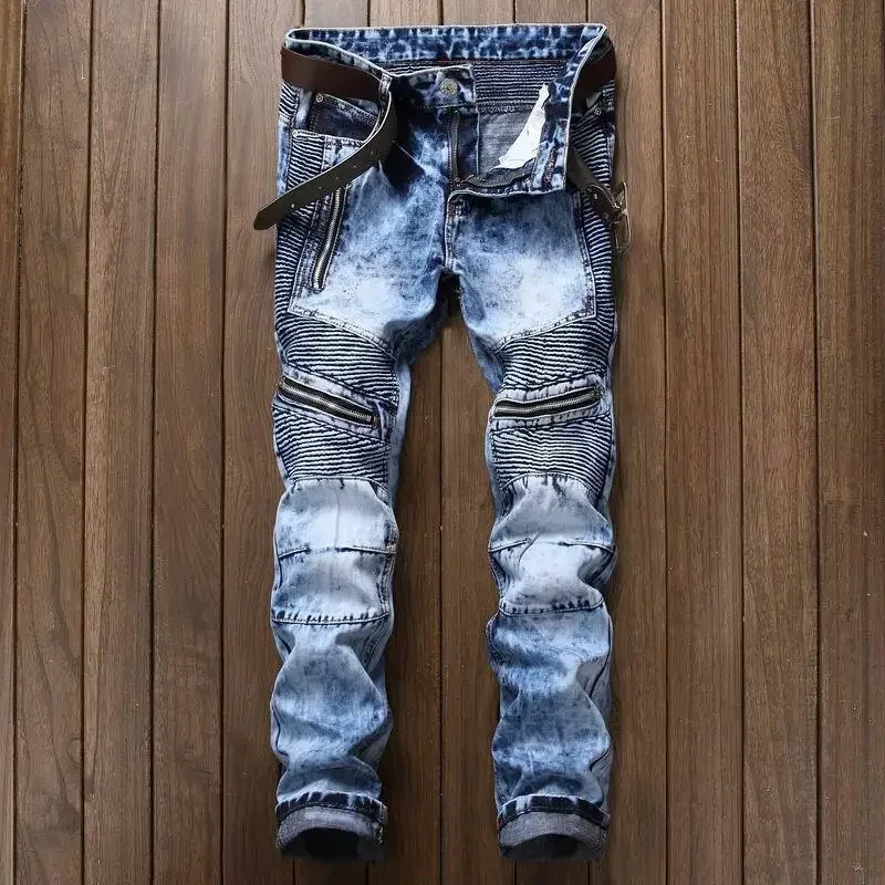 Punk Street Style Ripped Skinn - Skinny Jeans Ripped ulasan dan harga