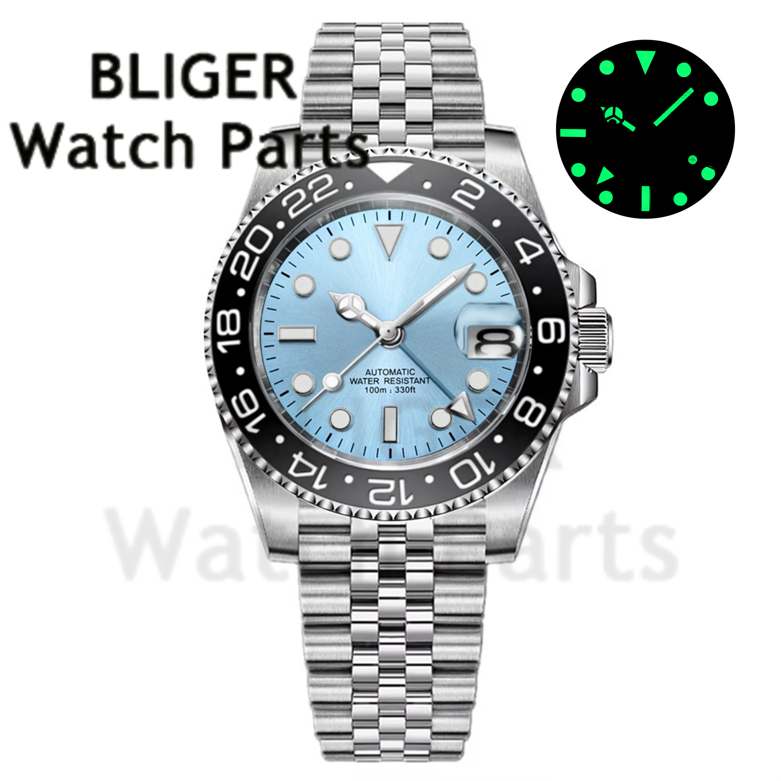Custom Fashion GMT 40mm Men NH - Men'S Fashion Zone ulasan dan harga