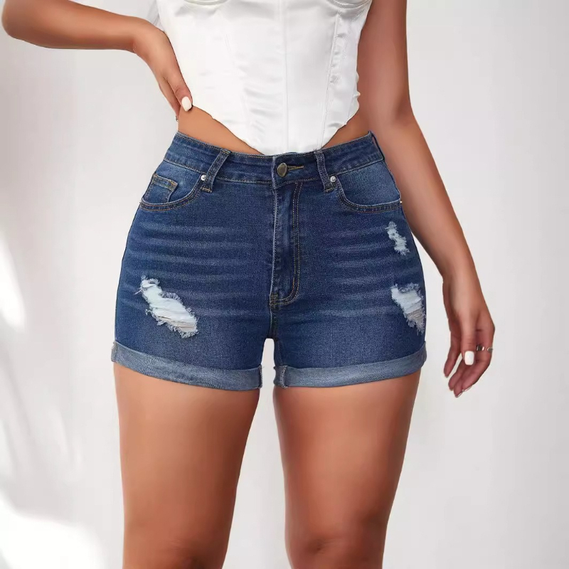 Women Jeans Hight Waist Pants  - Skinny Jeans Ripped ulasan dan harga