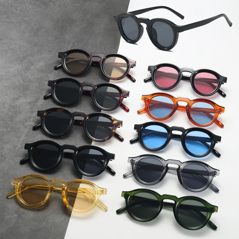 High Quality Round Sunglasses  - Men'S Fashion Round Glasses ulasan dan harga